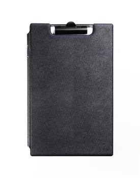 

A4 + tablet folder made of cardboard, with black clip Black