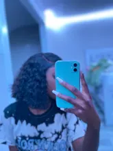 Pelucas de cabello humano malayo para mujeres negras, Bob corto de cabello humano rizado con cierre de encaje 4x4, prearrancado con pelo de bebé