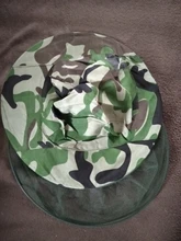 Camuflaje sombrero de pesca de mantener los insectos Mosquito Net prevención tapa de malla de pesca al aire libre sombrilla solitario cuello cubierta de la cabeza