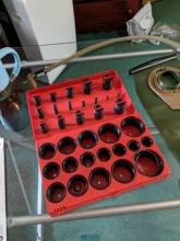 419pcs Rubber O Ring Kit Seal Gasket Universal Rubber O-ring Assortment Set R01-R32