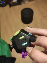 EDC mano para el autismo, TDAH alivio de la ansiedad en niños de 12 lados Anti-estrés Fidget Juguetes | Juguetes Fidget | Fidget Juguetes