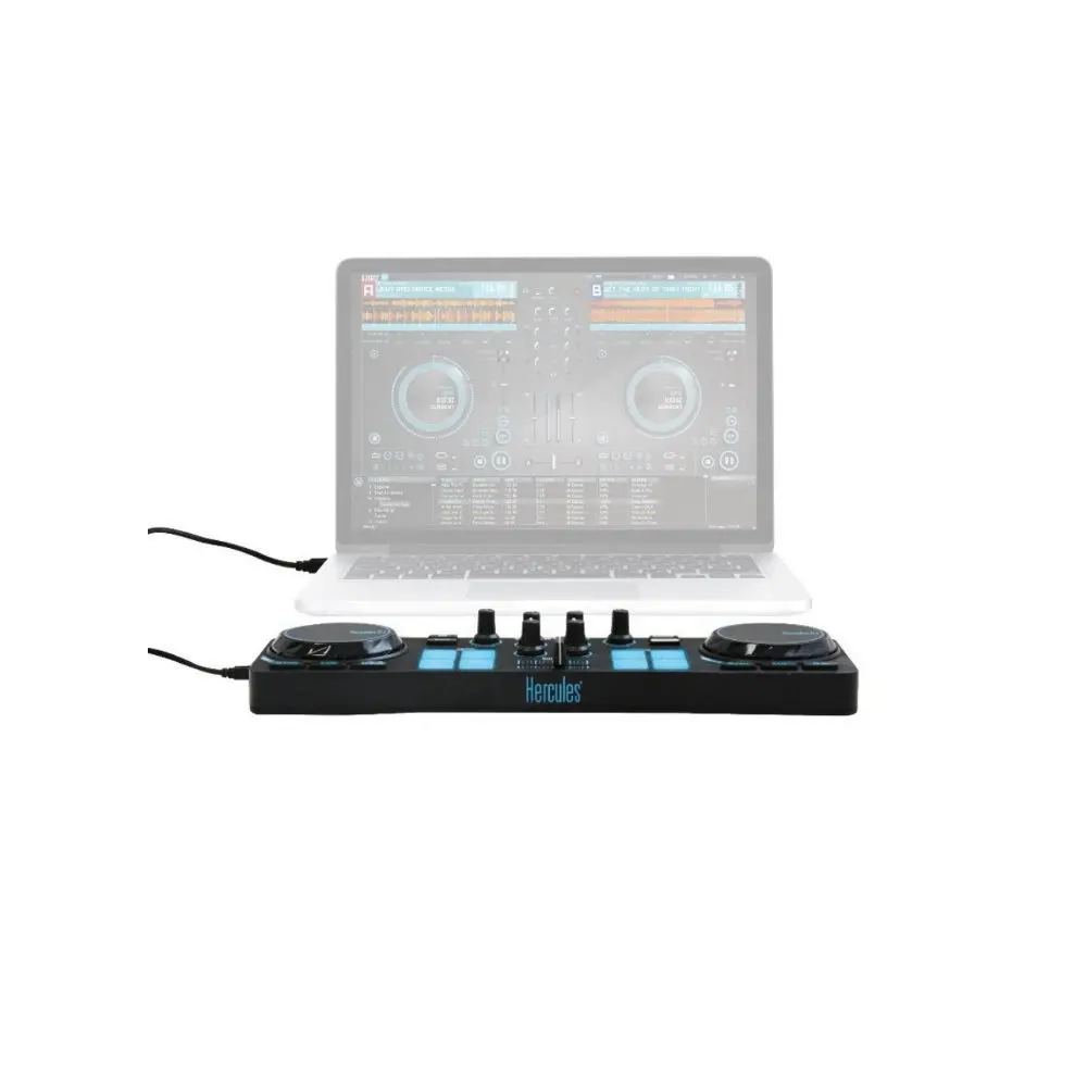 Функциональный и портативный DJ-контроллер Hercules DJControl Compact