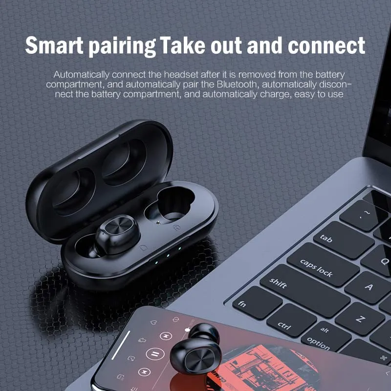 B5 TWS сенсорный Bluetooth наушники HIfi стерео беспроводные наушники с шумоподавлением игровые гарнитуры с микрофонами