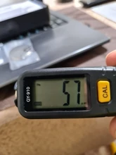 RICHMETERS GY910 medidor de espesor de recubrimiento Digital 1 micrón/0-1300 de la pintura del coche de espesor de película probador del metro de FE/NFE