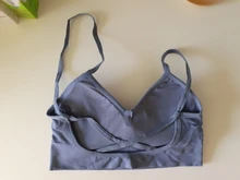 Yoga Fitness las mujeres las niñas deporte de algodón de moda de las mujeres Bra Tops transpirable deportes Yoga correr Sujetador Deportivo