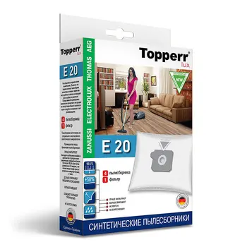 

Synthetic cleaner bags Topperr E20 vacuum cleaner AEG, ELECTROLUX, THOMAS, ZANUSSI
