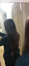 HAIR Clip-In Black Straight Long Women MERISI 