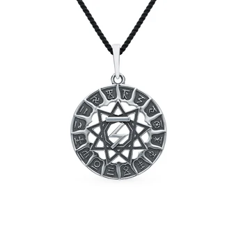 

Silver Pendant-amulet "chertog Eagle" sunlight sample 925