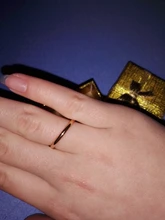 CACANA-anillos de acero inoxidable para parejas, oro rosa, antialergia, lisa, sencilla, Bisutería