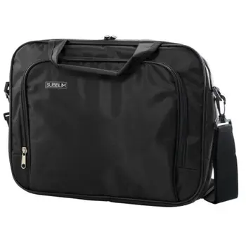 

BRIEFCASE SUBBLIM OXFORD BLACK-FITS LAPTOPS UP TO 15.4 '-16'/39.1-40.64CM-INNER-PADDED OUTSIDE POCKET-STRAP