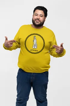 

Angemiel Wear Greek God Poseidon Yellow Men 'S Sweatshirt