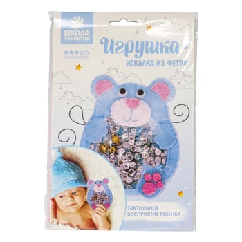 

3889147 set for creating a toy of felt-distortion 'mishka'