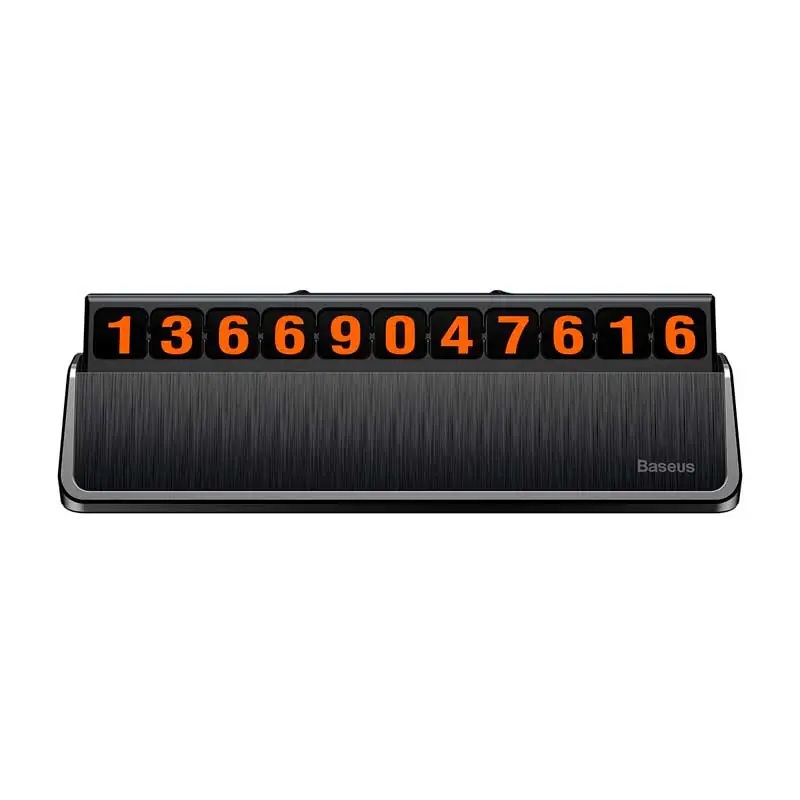 Автовизитка Baseus Hermit Temporary Parking Number Card (ACNUM A0G)|Подставки и держатели| |