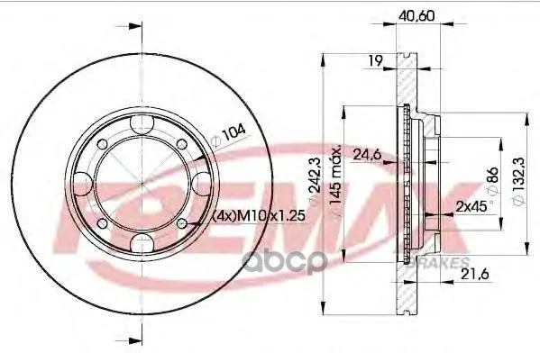 Тормозной Диск FREMAX арт. BD-2135