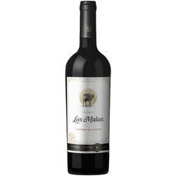 LAS MULAS CABERNET SAUVIGNON - VINO VEGANO - BOTELLA 0.7 L - Vino tinto elaborado en el Valle Central (Chile)