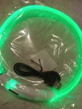 Dog-Collar Flashing Pet-Dog Glowing Night-Safety Rechargeable Luminous LED Usb
