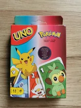 Juego de cartas de Pokemon Sword & Shield, entretenimiento divertido familiar, cartas de póker, caja de regalo, UNO