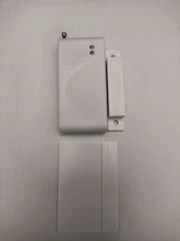 433 MHz 2262 código inalámbrico de la puerta de la ventana Sensor de contacto magnético de la puerta de madera Detector de Alarma para hogar GSM inalámbrico de alarma