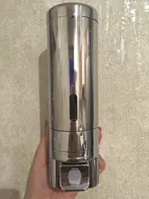 Soap-Dispenser Shampoo Hotel Lotion Wall-Mounted Bathroom Stainless-Steel New