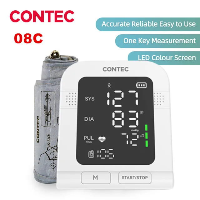 Ship from China CONTEC08D Digital Blood Pressure Monitor Upper Arm Adu