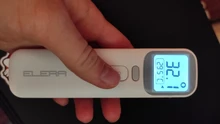 ELERA-termómetro infrarrojo Digital LCD para bebés, medidor de temperatura corporal sin contacto para la frente, oreja, niños y adultos