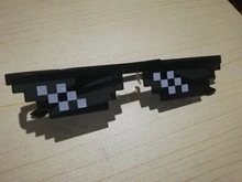 Trick Toy Sunglasses Pixel Thug Deal Black with Women Mosaic Funny New