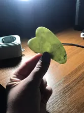 Gua sha-masajeador Facial de Jade Natural, tablero raspador Facial, Guasha, meridiano, relajación muscular, estiramiento de la piel, espátula fina