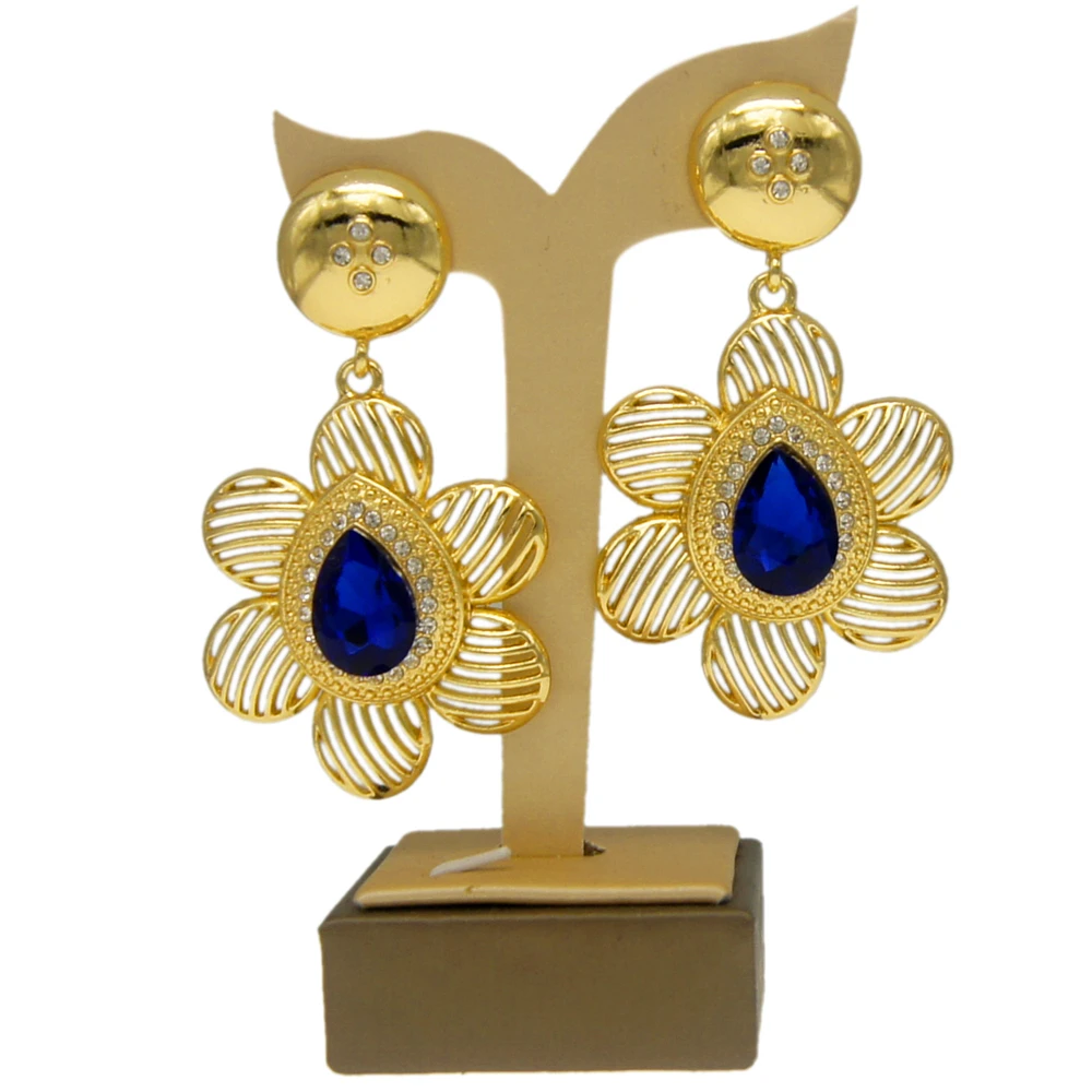 Earrings For Women Piercing Fashion Trend Big Eardrop Jewelry Tend New Wedding Banquet Party Adorn E001810