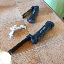 LED Flashlight Hanging-Lamp Built-In-Battery Camping-Torch Usb Rechargeable Magnetic-Lanterna