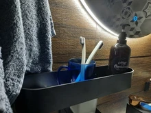 Estante de pared para baño, organizador de cocina, soporte de toalla de baño, cesta de almacenamiento de cocina, accesorios de baño