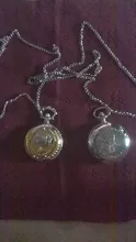 Reloj de bolsillo de cuarzo para hombres y mujeres, cadena colgante de plata, relojes para regalo, Retrato del líder de Rusia