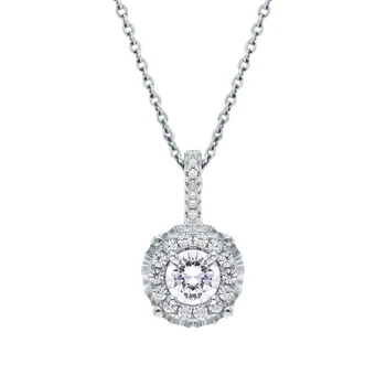 

Silver Pendant with cubic zirconia sunlight sample 925