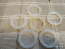 Sanitary-Silicon Gasket-Strip Tri-Clamp Sealing Ferule-Fitting 38mm OD Homebrew for Diopter
