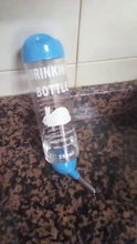 Bebedero agua para hámster de plástico de 80/125/250ml, dispensador de botellas, comedero colgante para mascotas, perros, conejillos de indias, ardilla, conejo durmiendo, cabeza, 1 ud.