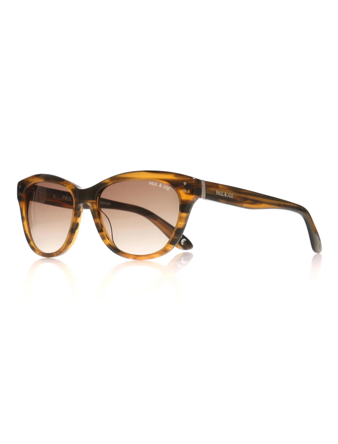 

Women's sunglasses pj songe 12 e200 bone Brown organic square square 53-16-135 paul / joe