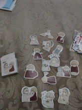 Mohamm-pegatinas Kawaii con dibujos de amor en caja, planificador de recortes, papelería, diario japonés, pegatinas