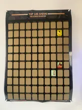 Póster de Anime para decoración del hogar, cartel de Anime, lista de cubo prémium e iconos artísticos, gran regalo para los fanáticos del Anime, 100