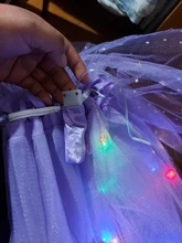 LED brillante luz niños niñas faldas Tutu de princesa niños boda fiesta de baile minifalda traje cosplay led ropa
