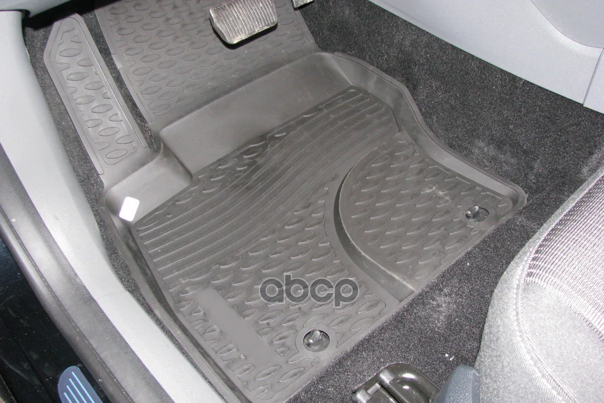 Комплект Резиновых Автомобильных Ковриков В Салон Ford Focus 3, 04/2011- 4 Шт.(Полиуретан) ELEMENT арт. CARFRD00001H