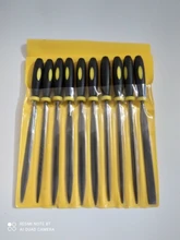 Juego de Limas de aguja para joyería, 10 Uds., tallado de madera, piedra de cristal de Metal, 3 tamaños