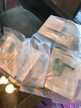 ATOMUS-Kit de Piercing para la oreja, Kit de Piercing para la oreja azul, desechable, seguro, Asepsis corporal, Piercing para la oreja, accesorios de tatuaje