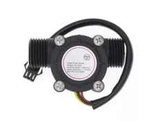 Sensor de flujo de agua, medidor de flujo líquido Sensor de flujo de Hall Control de agua 1-30L/min 2.0MPa, interruptor de YF-S201, DC 5-18V