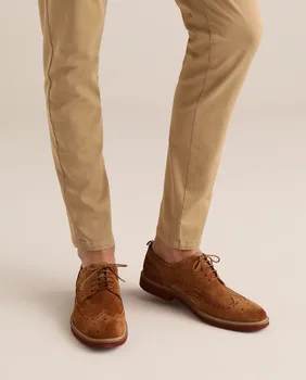 

Lace-up shoes Formula Young split leather in Brown