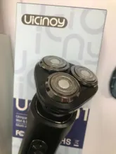 UICINOY-Afeitadora eléctrica recargable para hombre, afeitadora en seco y húmedo IPX7, afeitadora resistente al agua