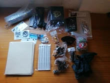 Kit de máquinas de tatuaje, pistola con fuente de alimentación de tinta, agarres para tatuaje, herramientas de arte corporal, conjunto completo de tatuaje, suministros de accesorios