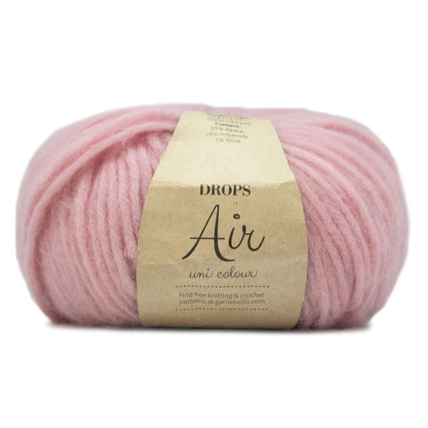 24 Розовый Пряжа DROPS «Air» - Цвет: 24 Розовый