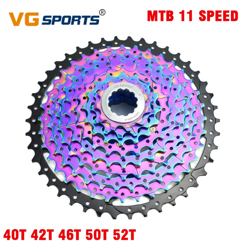 Vg Sports Mountian Bike K7 Rainbow Freewheel 40T 42T 46T 50T 52T Separato Mtb Pignone Freehub Shimano 8 9 10 11 Speed Cassette