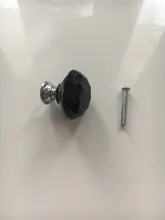 Wardrobe Handles Hardware Drawer Pull Cupboard Glass-Knobs Cabinet-Door Crystal Kitchen