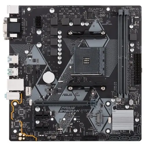 Материнская плата ПК ASUS PRIME B450M-K | Компьютеры и офис