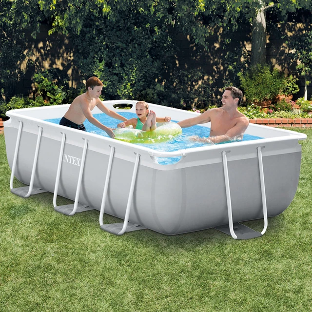 INTEX – piscine rectangulaire à cadre prisme, piscine avec épurateur,  piscines structurelle, piscines rectangulaires amovibles, piscine INTEX